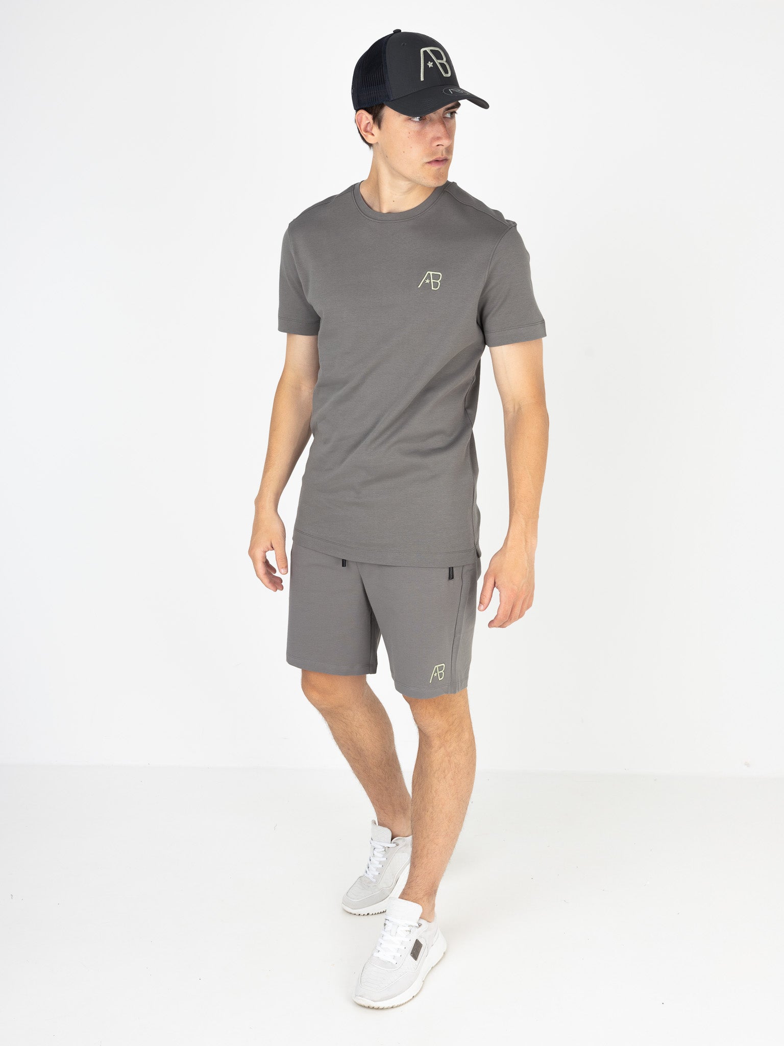 Festival Tee | Charcoal / Sage