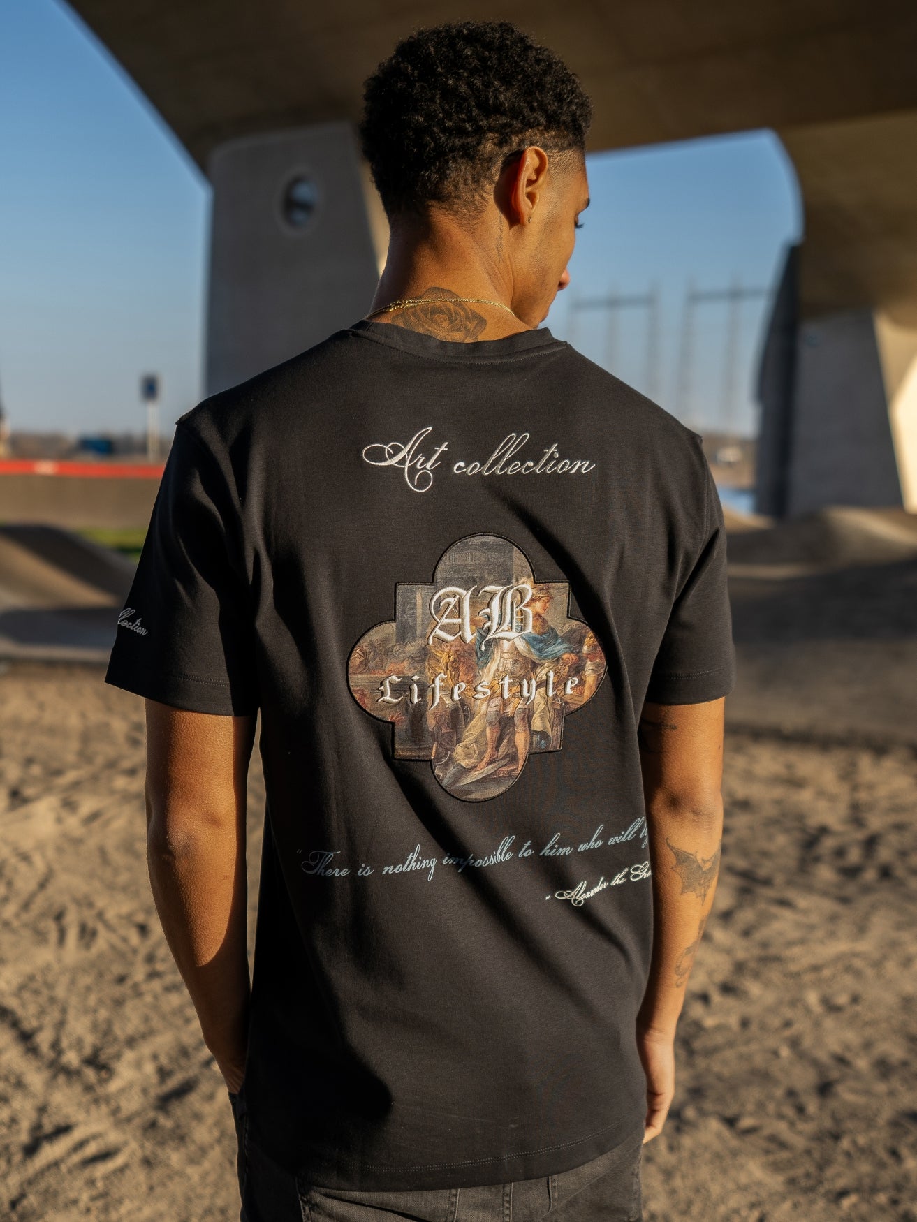 Art Tee | Jet Black