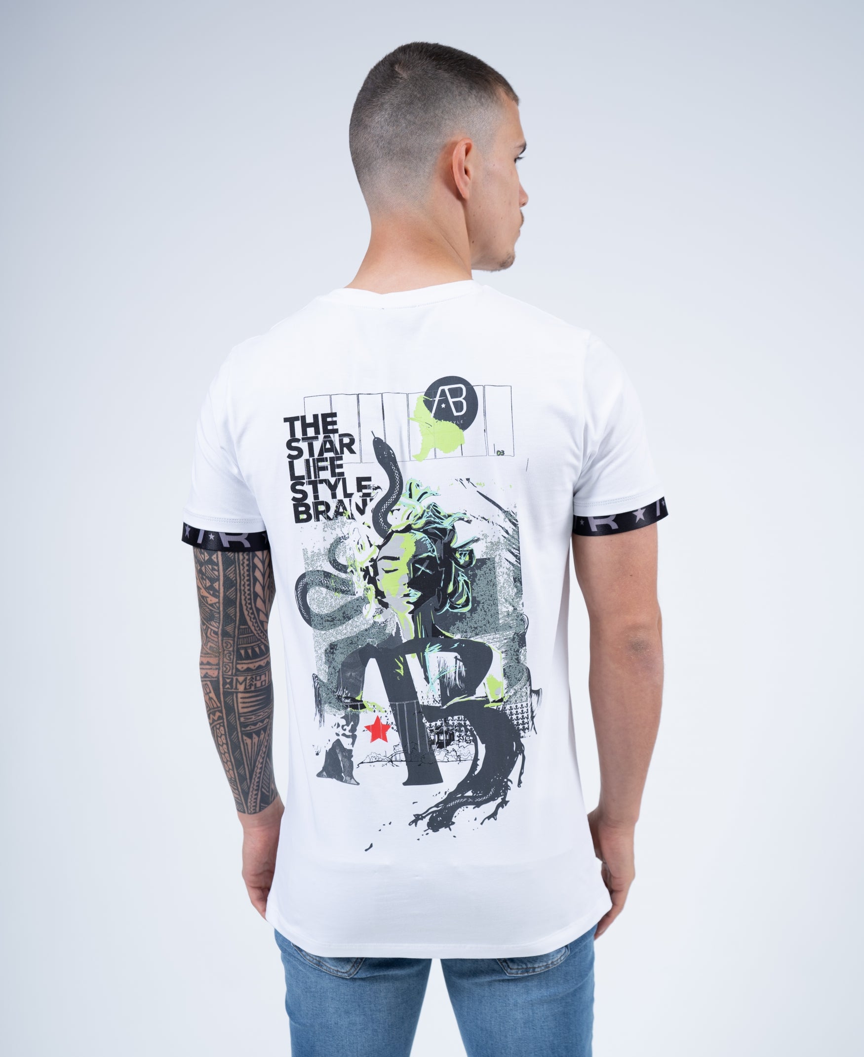 Medusa Tee | Bright White