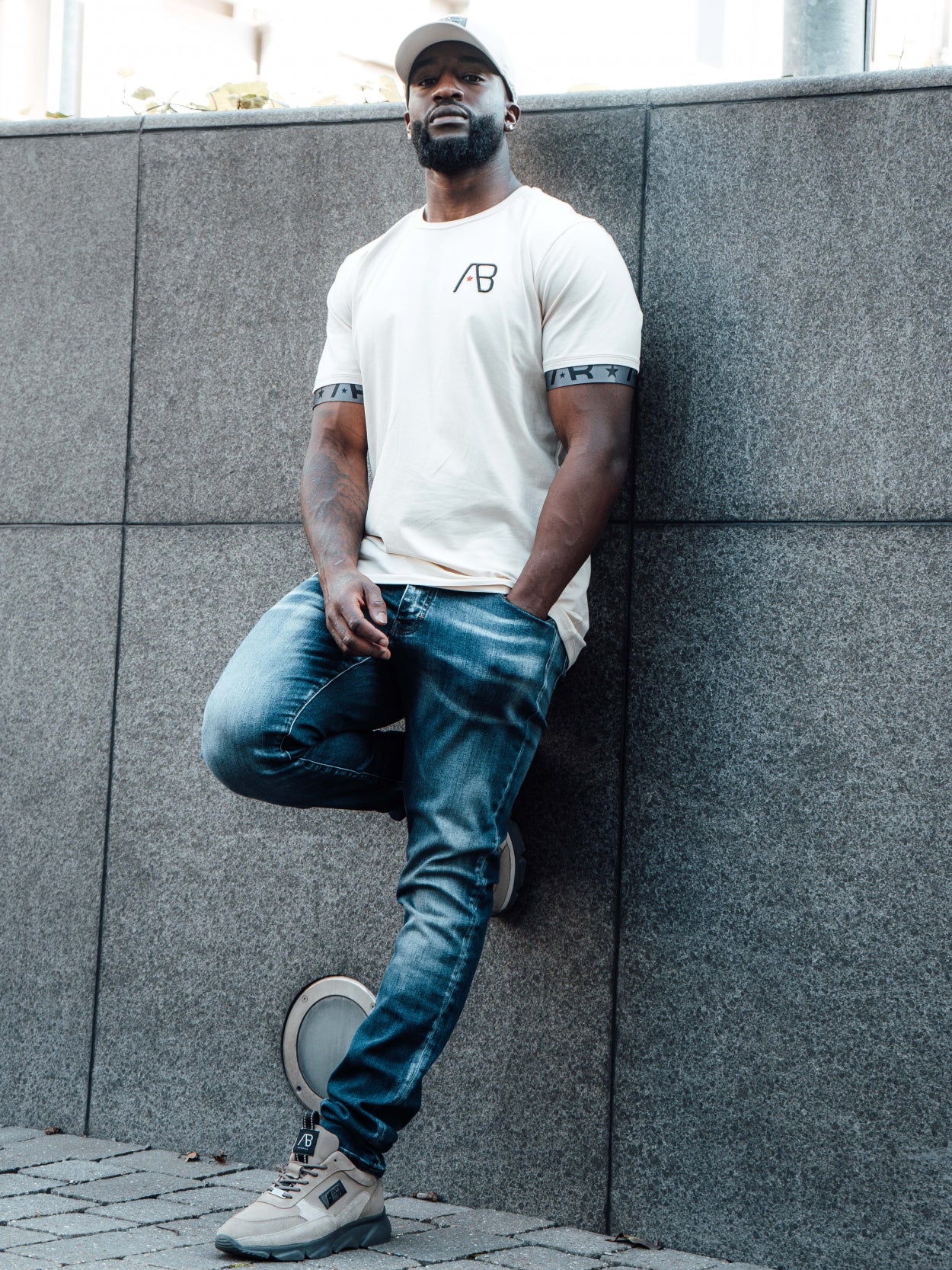 Flag tee | Whitecap Gray