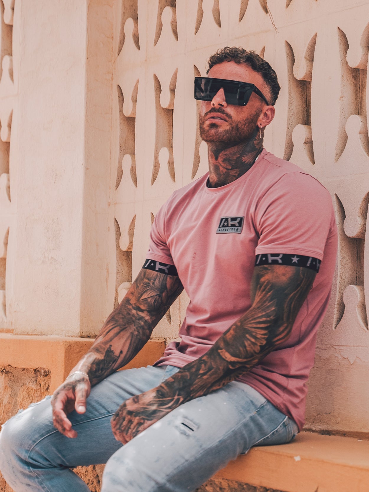 Flag Tee | Mesa Rose