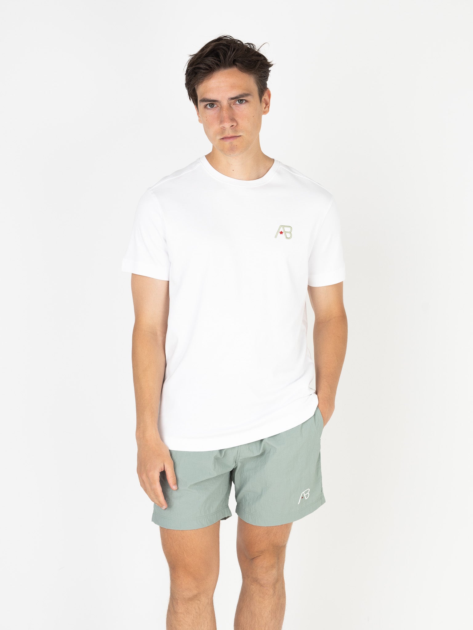 Swim Shorts (Ocean) | Desert Sage / Bright White
