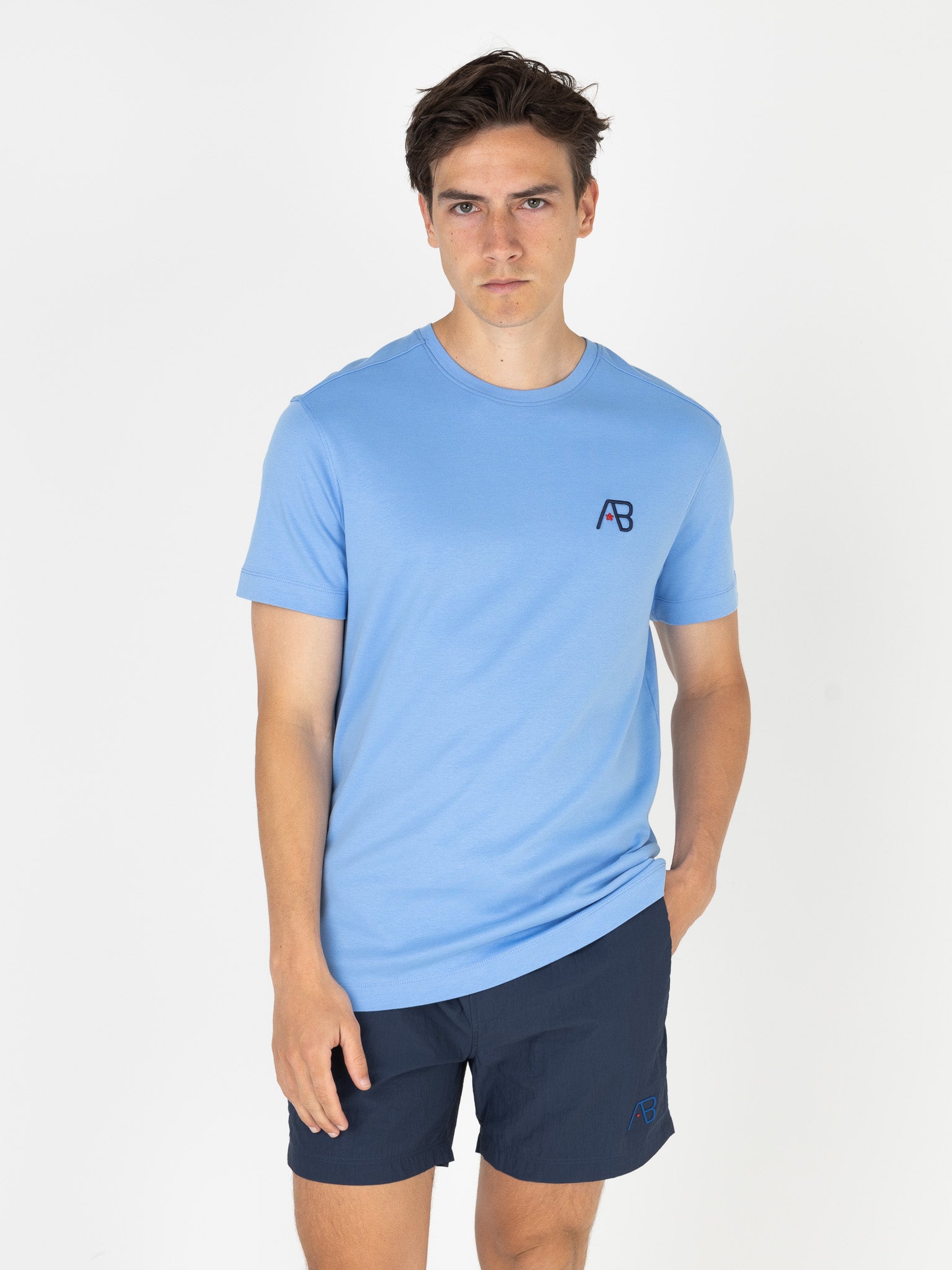 Ink Tee (Ocean) | Cornflower Blue / Navy