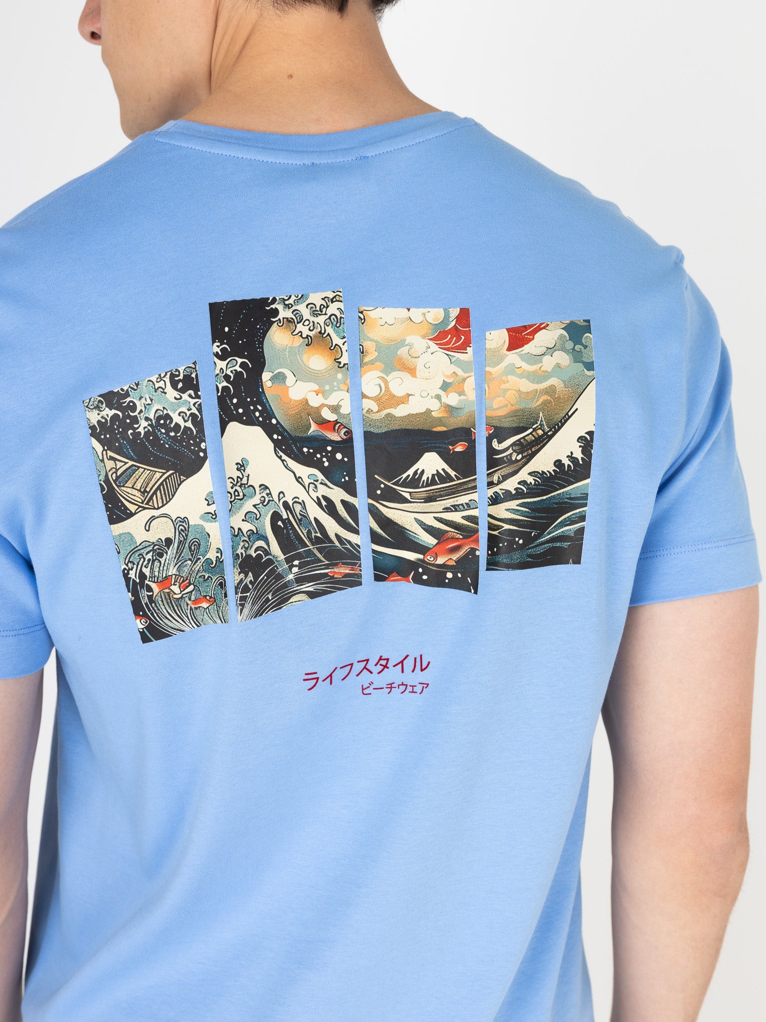 Ink Tee (Ocean) | Cornflower Blue / Navy