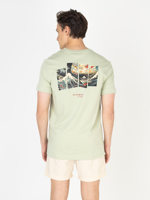 Ink Tee (Ocean) | Desert Sage / Sand Dollar