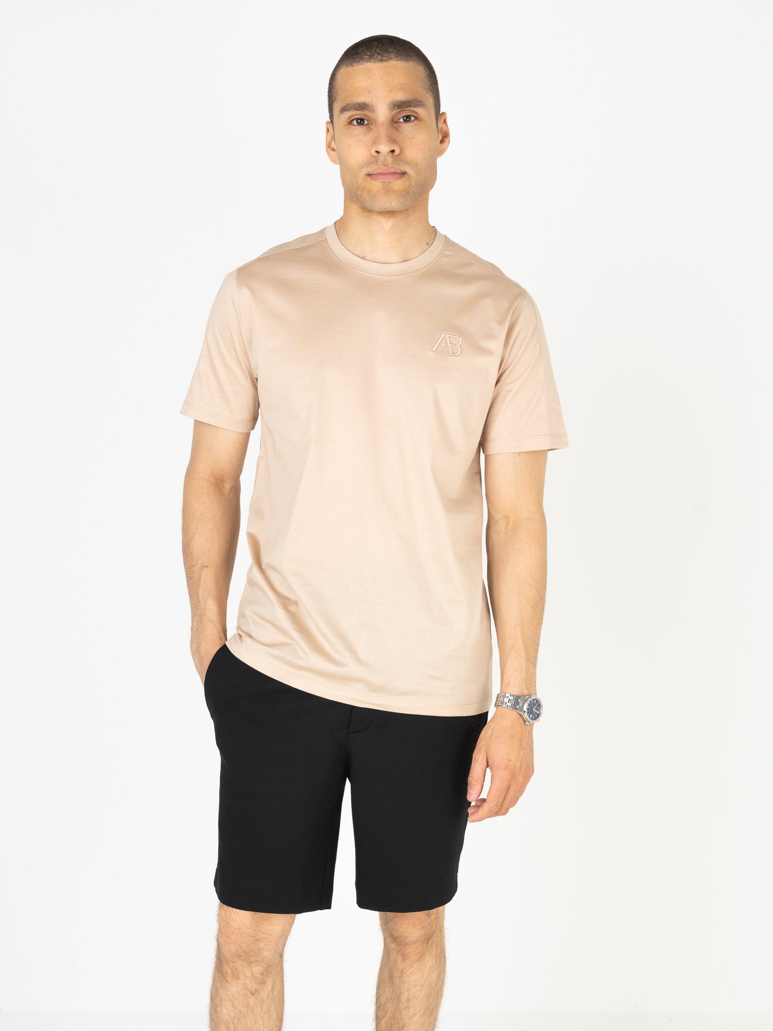 Premium Interlock Tee | Doeskin
