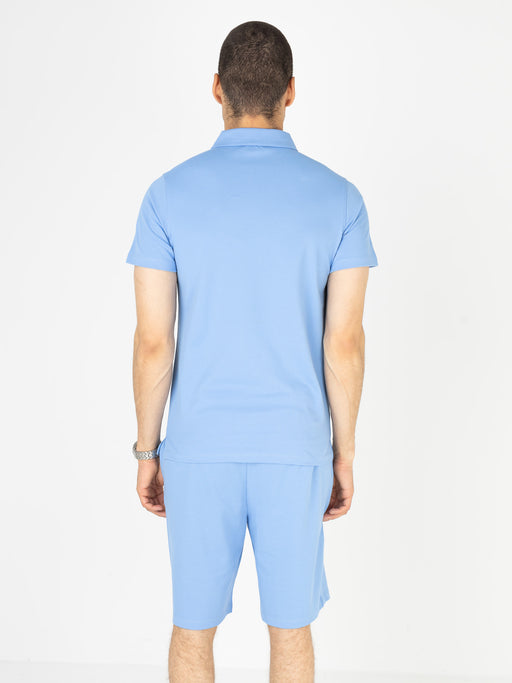 Prime Set Polo | Cornflower Blue
