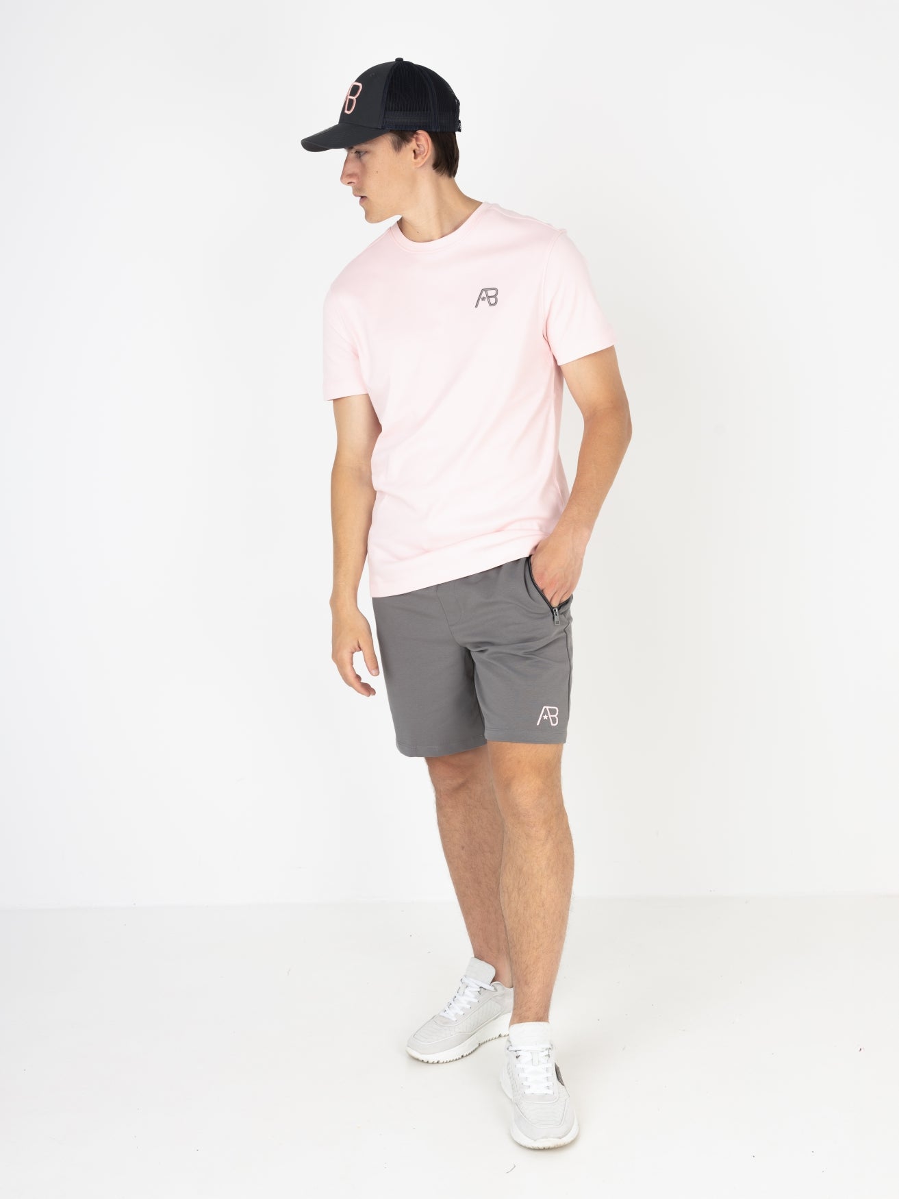 Festival Short | Charcoal / Almond Blossom