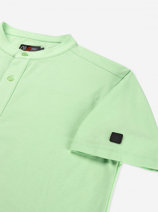 Button Up Short-Sleeve | Pastel Green