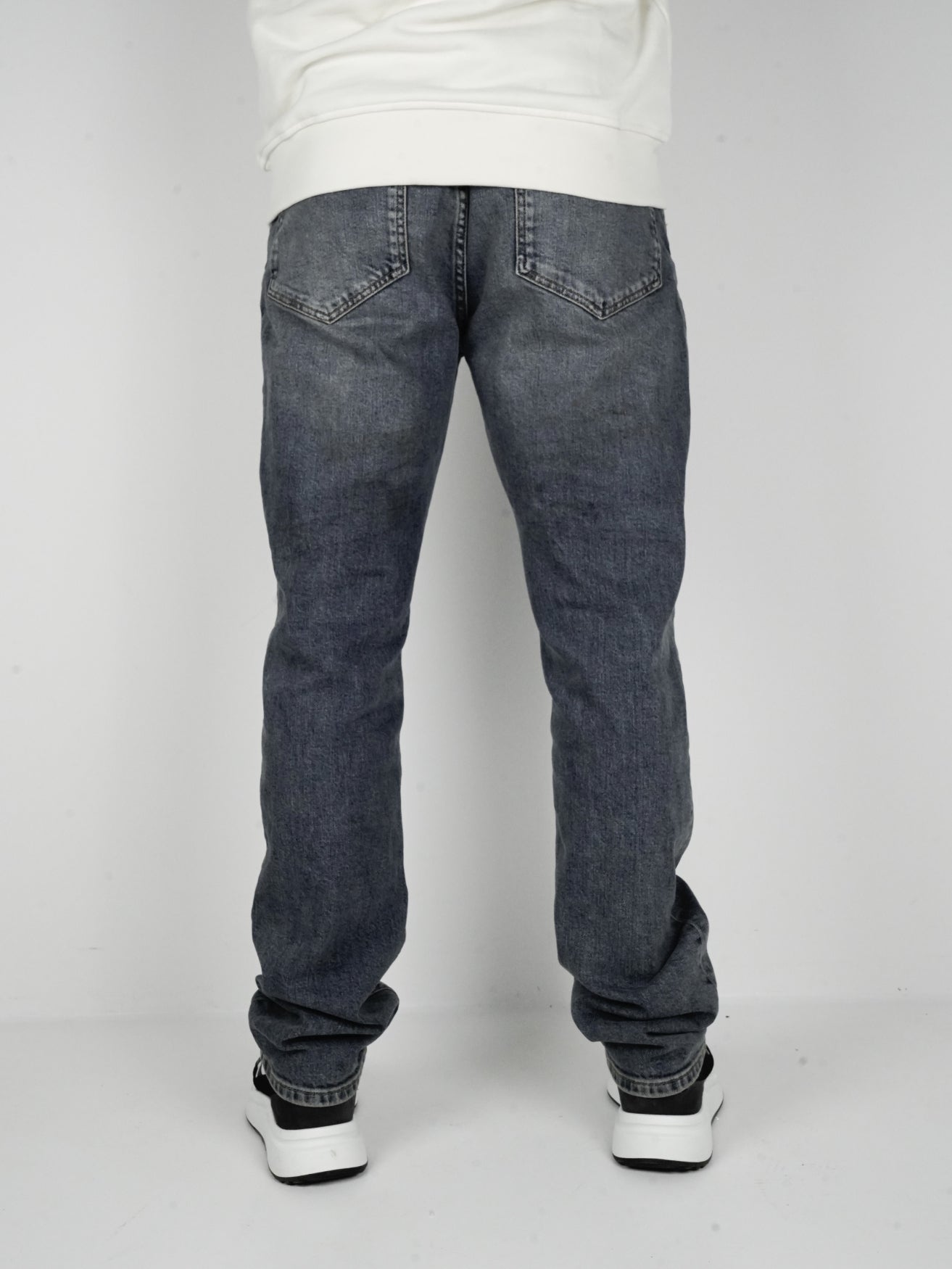 Slim-Fit Denim Jeans Paint | Dark Blue | Sand Blue