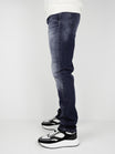 Slim-Fit Denim Jeans Paint | Dark Blue | Dark Blue