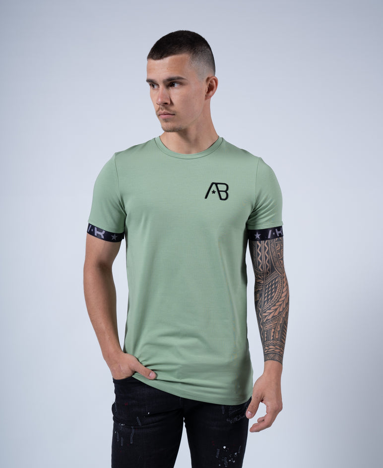 Flag Tee | Sage Green