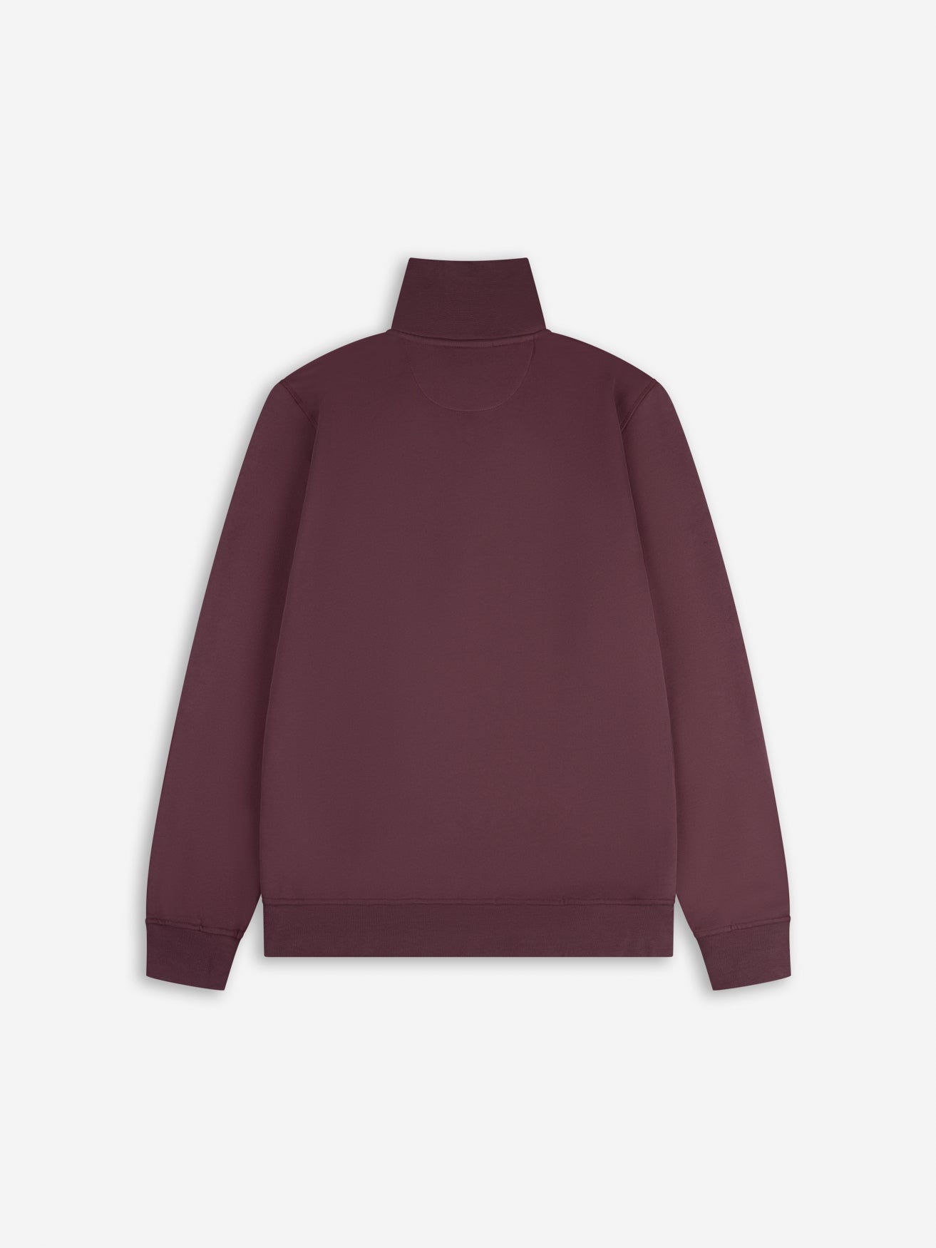 Diamond Half-Zip Sweater | Eggplant