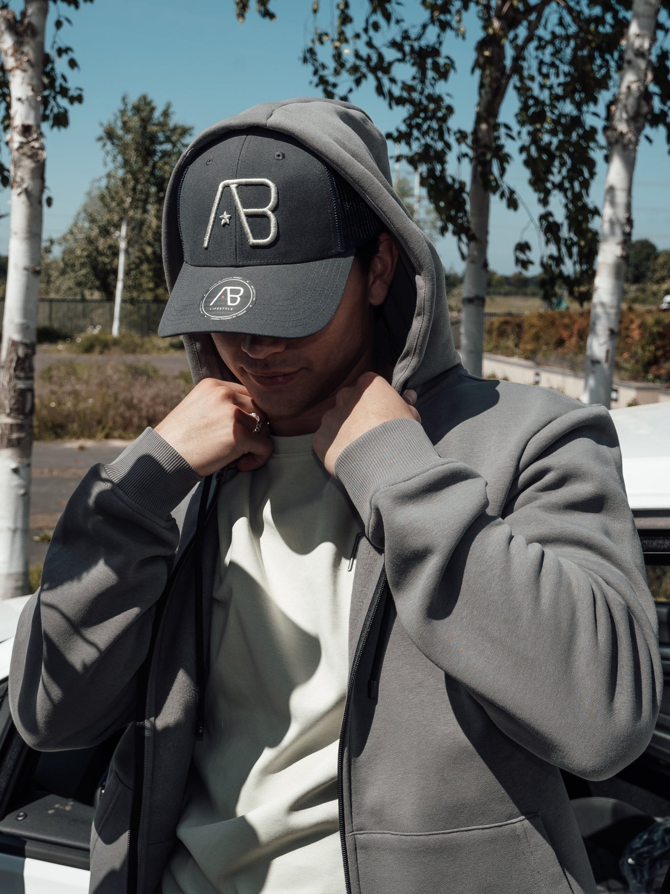 Festival Vest | Charcoal / Sage