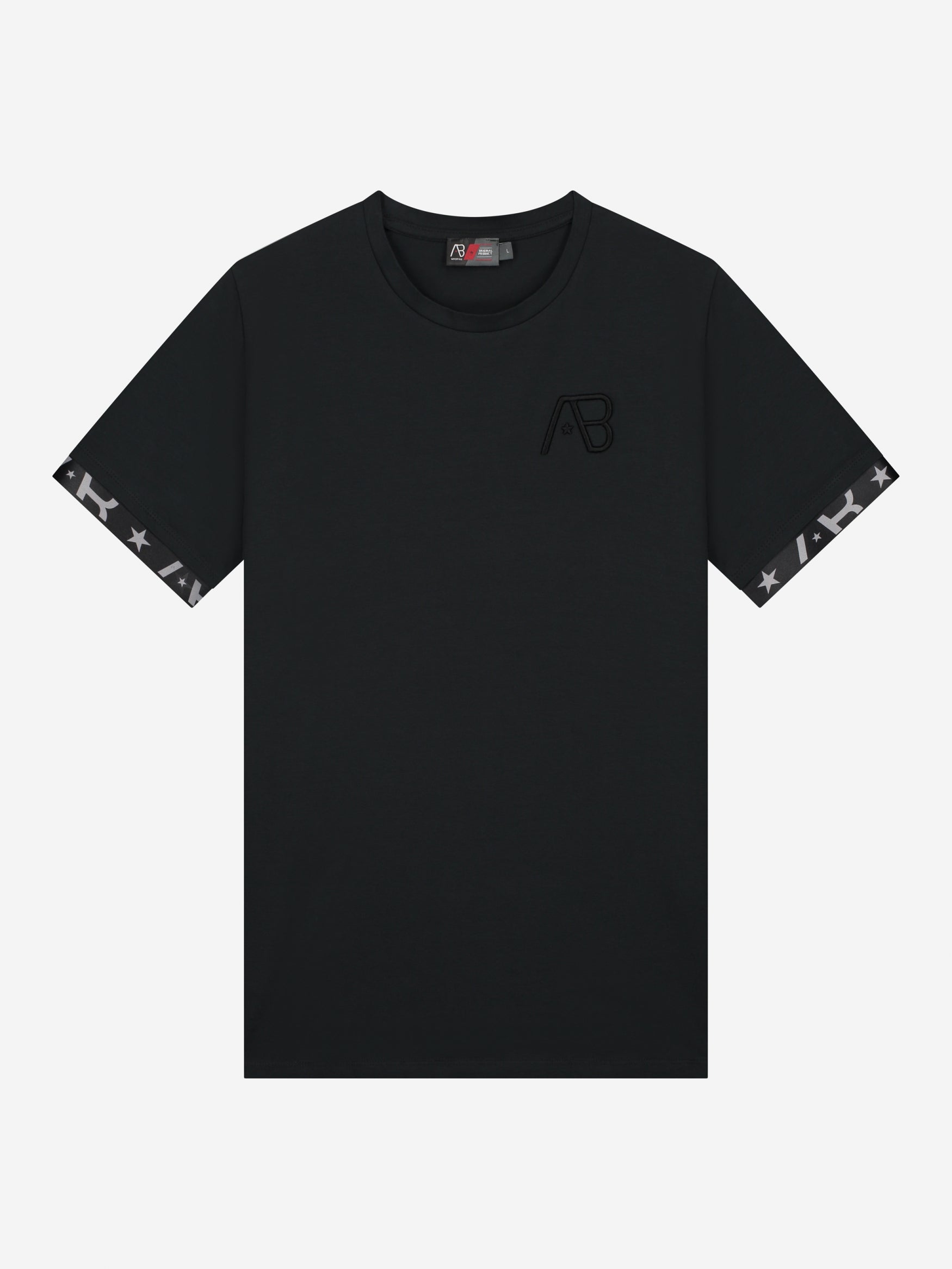 Flag Tee | Jet Black