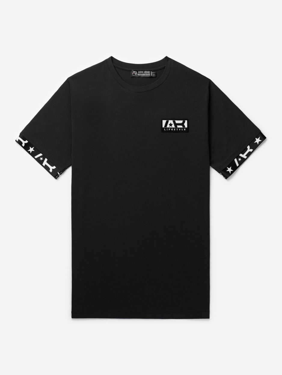 Flag Tee | Jet Black