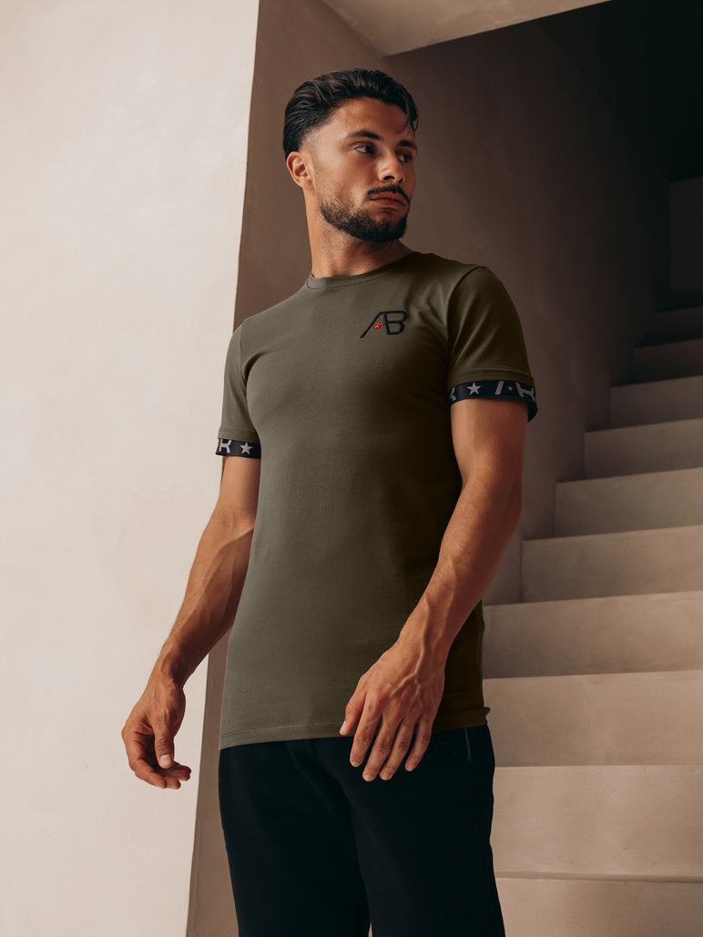 Flag Tee | Olive Night