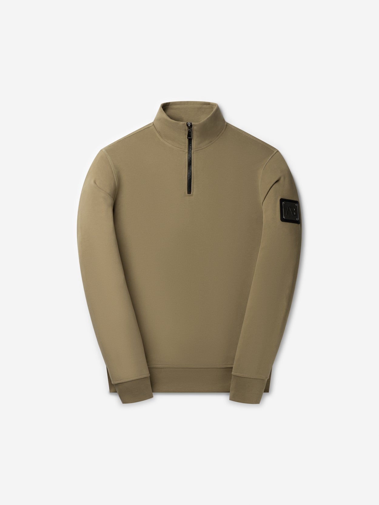 Metal Half-Zip Sweater | Ghotic Olive