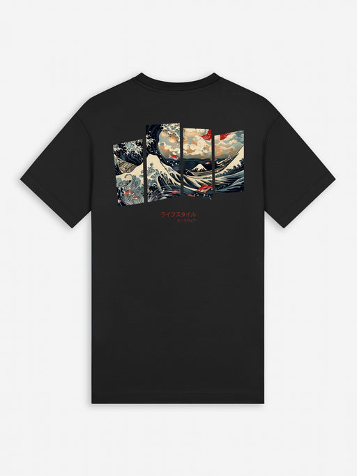Ink Tee (Ocean) | White Swan / Jet Black