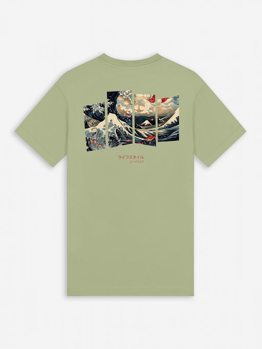 Ink Tee (Ocean) | Desert Sage / Sand Dollar