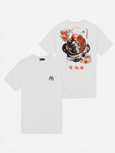 Ink Tee (Koi) | Bright White
