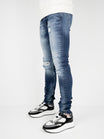 Slim-Fit Denim Jeans Paint | Dark Blue | Dark Blue