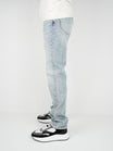 Slim-Fit Denim Jeans Paint | Dark Blue | Light Blue