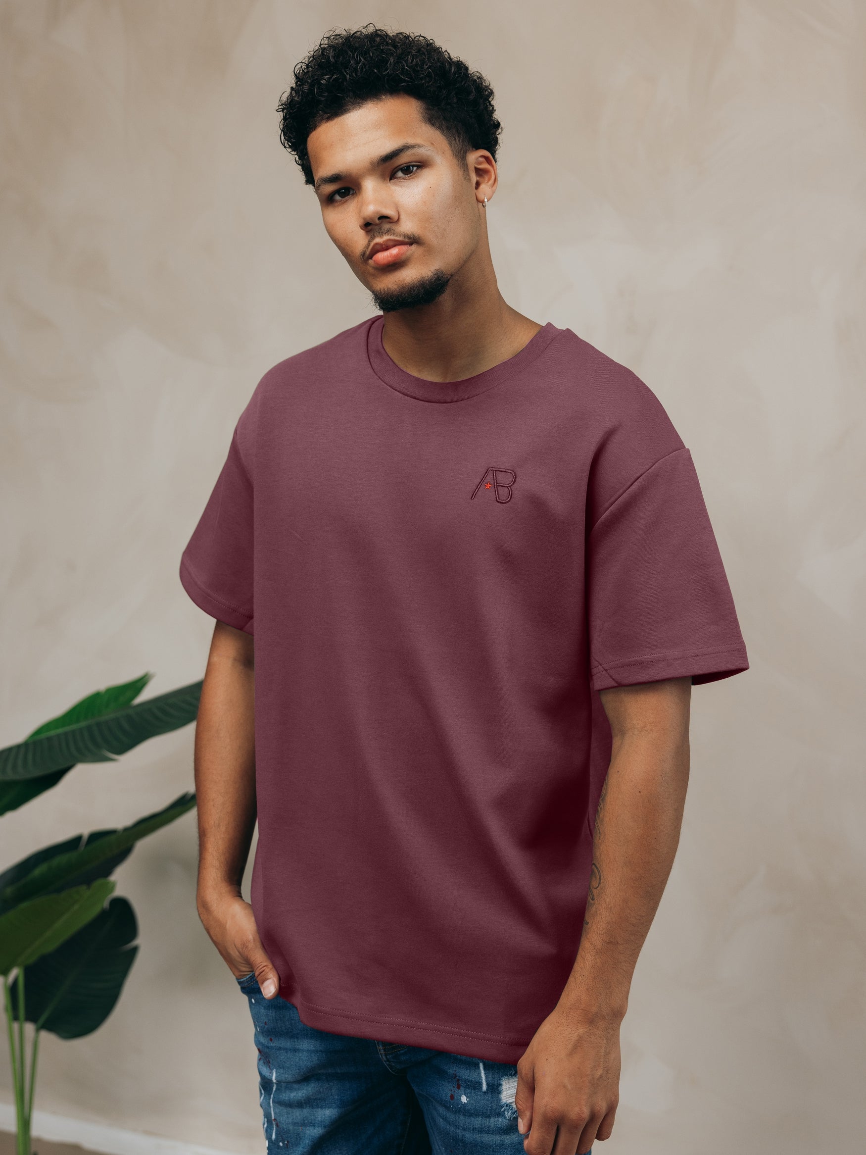 Regular-Fit Tee | Eggplant