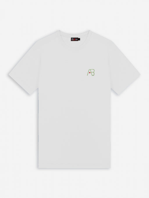 Ink Tee (Ocean) | Bright White / Desert Sage