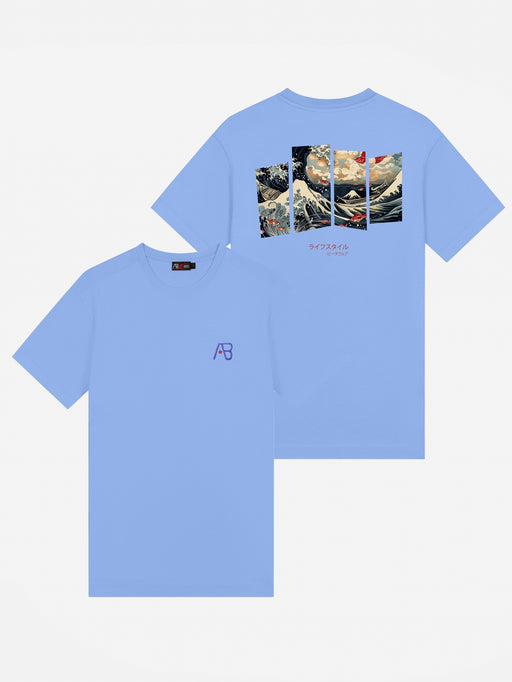 Ink Tee (Ocean) | Cornflower Blue / Navy