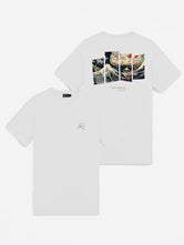 Ink Tee (Ocean) | Bright White / Desert Sage