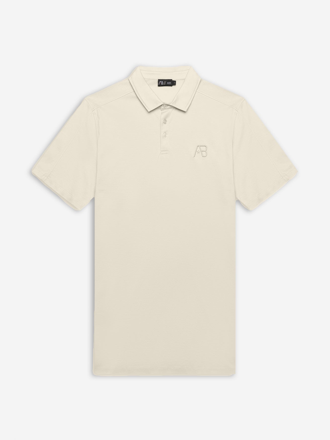 Premium Interlock Polo | White Swan