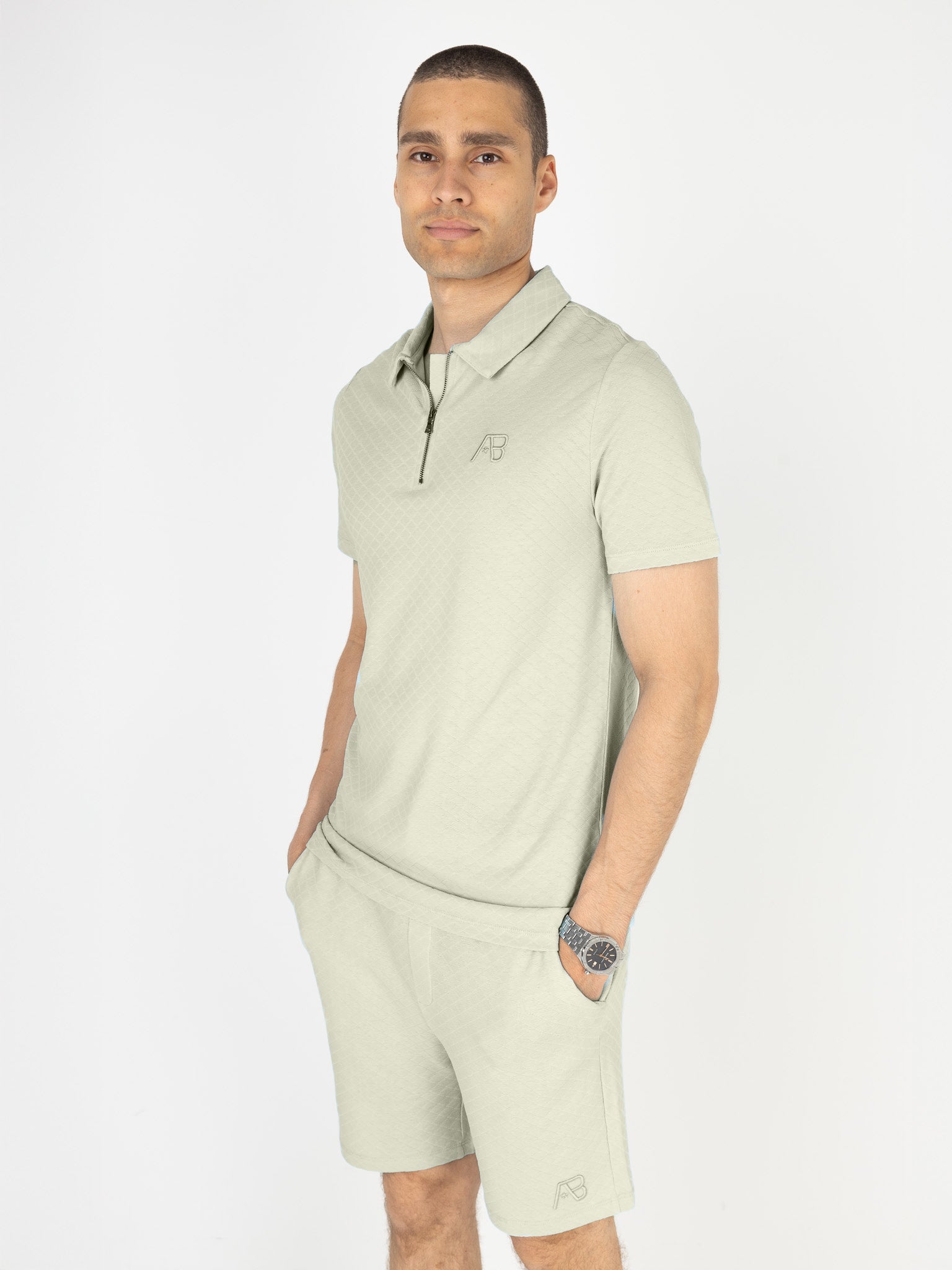 Prestige Set Polo | Sage Green