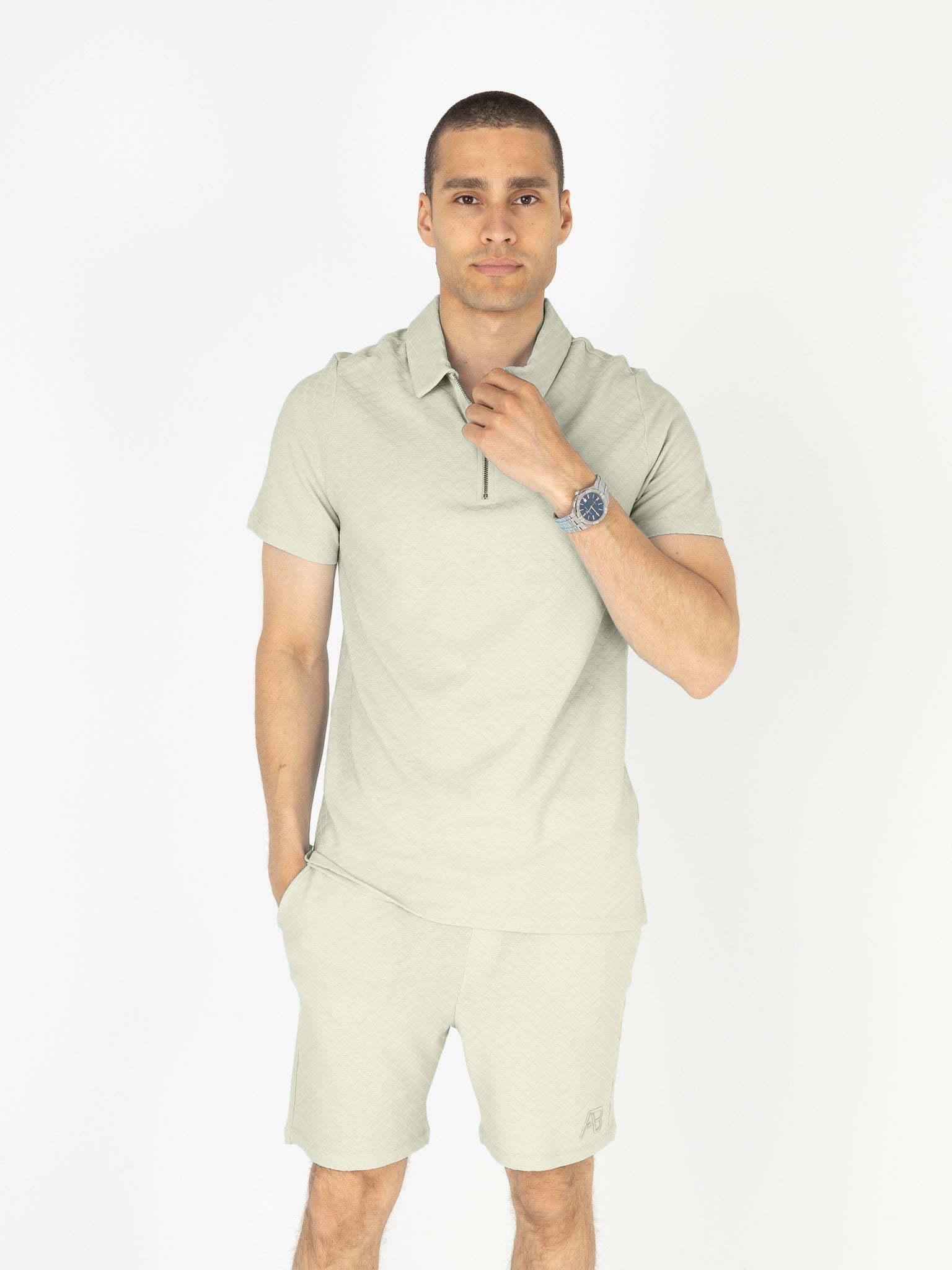Prestige Set Polo | Sage Green