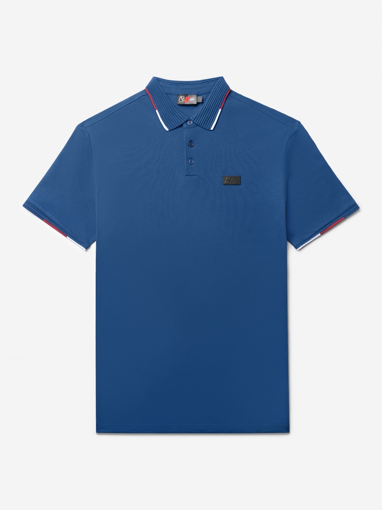 Triple Coloured Polo | Navy Peony