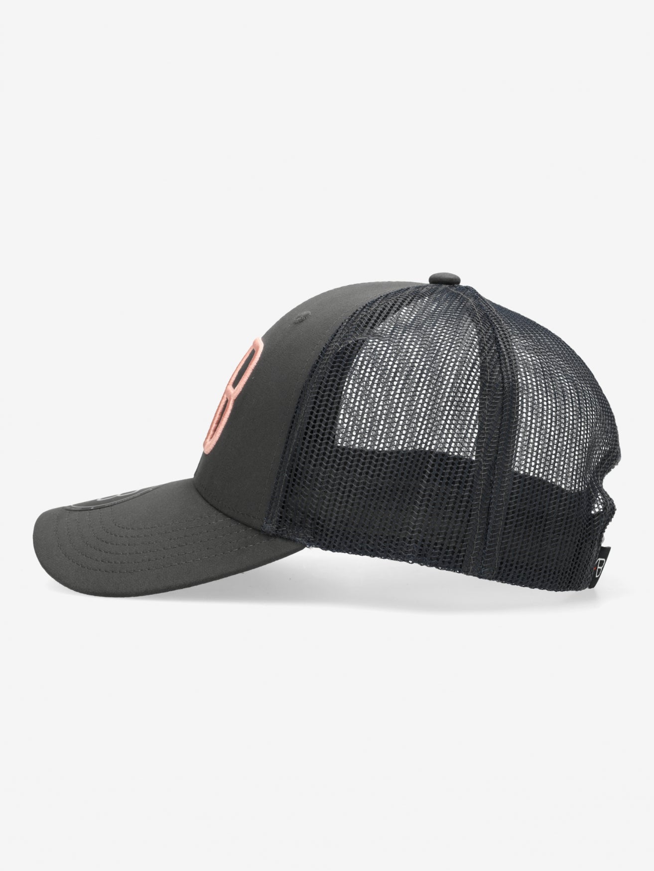 Retro Trucker Cap | Charcoal / Almond Blossom