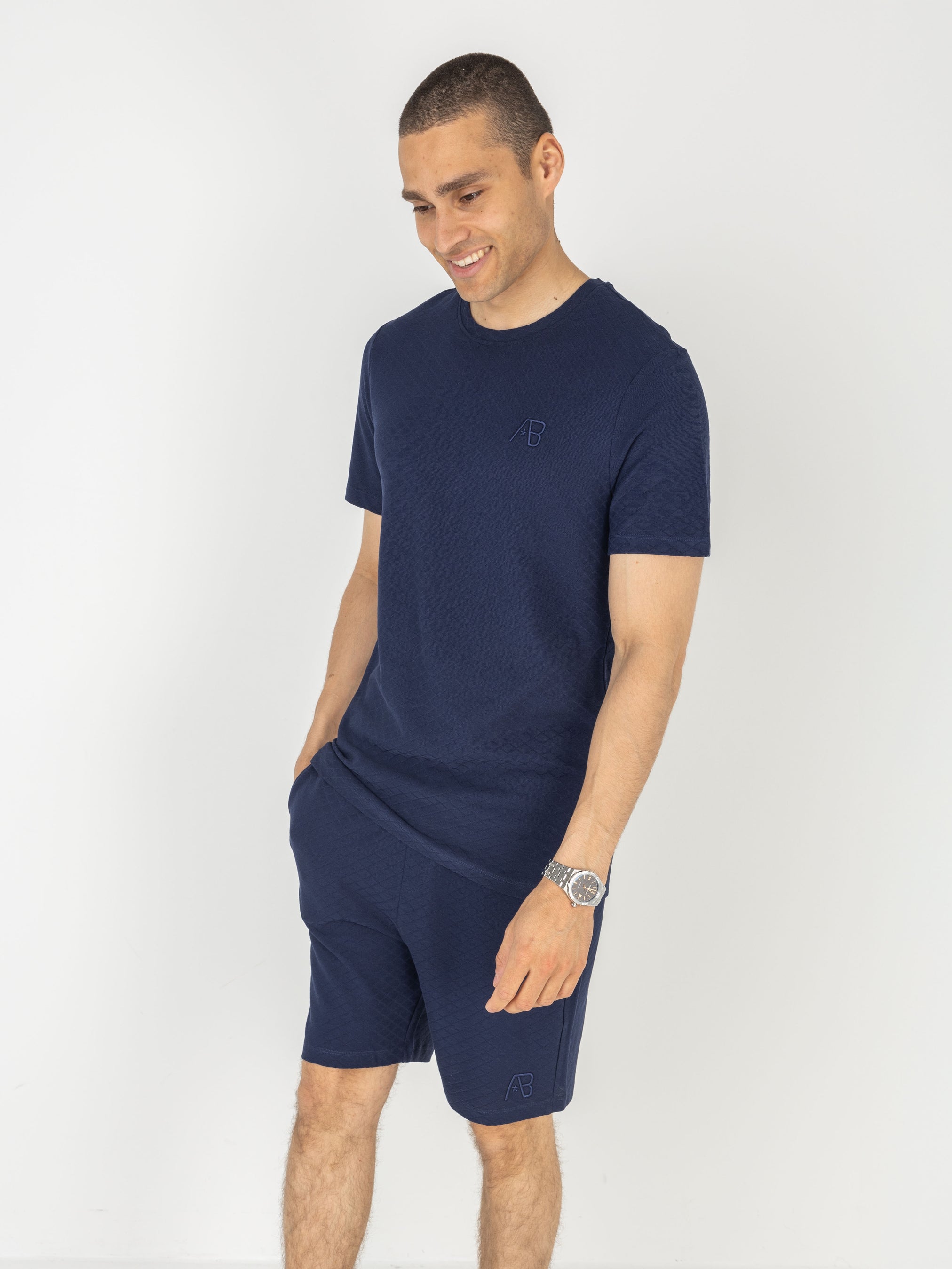 Prestige Set Tee | Peacoat