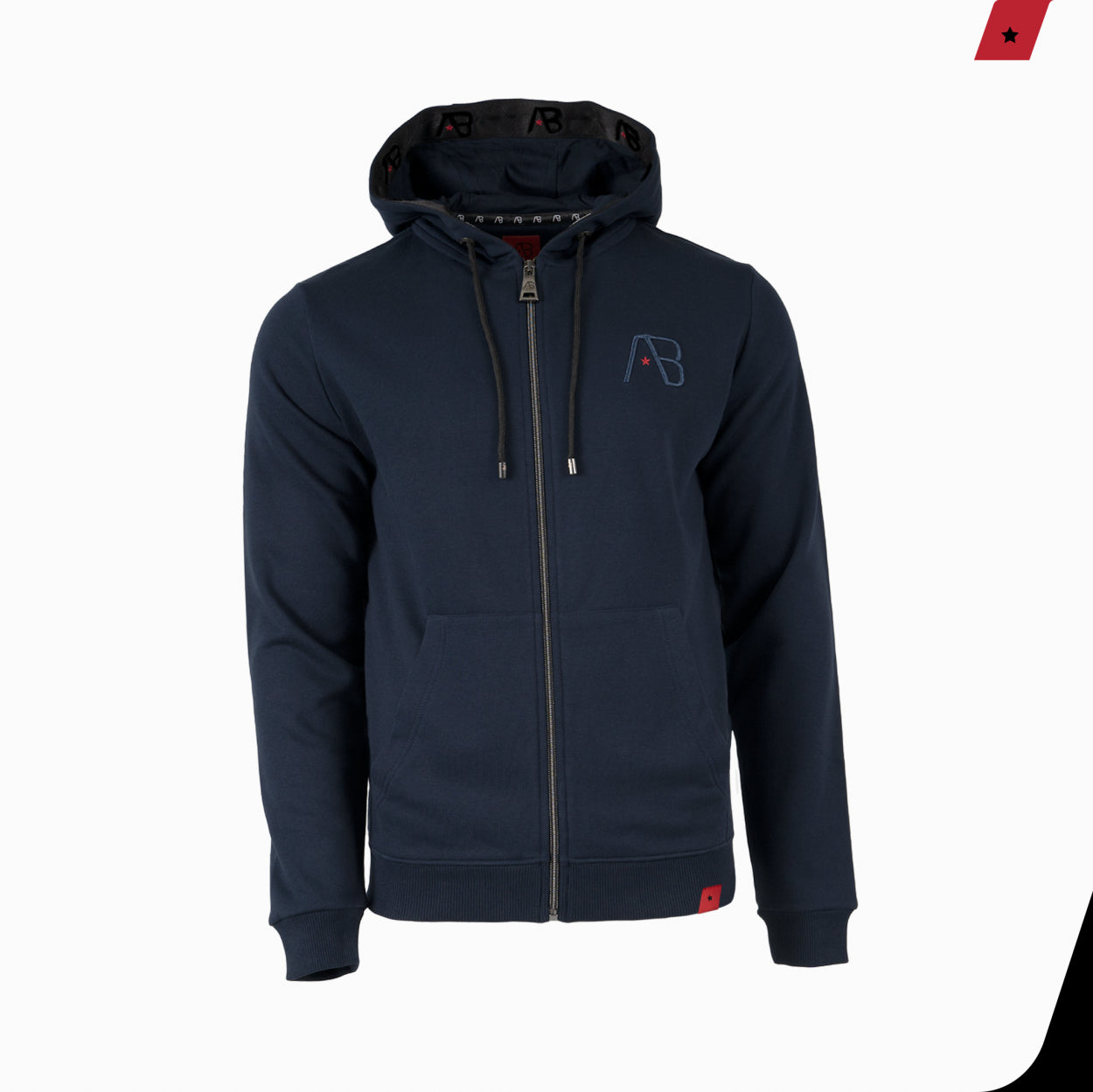 Taped Hooded Vest | Navy - AB Lifestyle