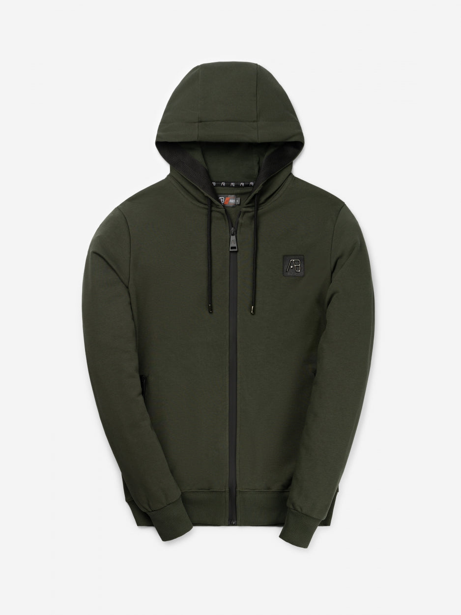 Hooded Track Jacket | Dark Green - AB Lifestyle